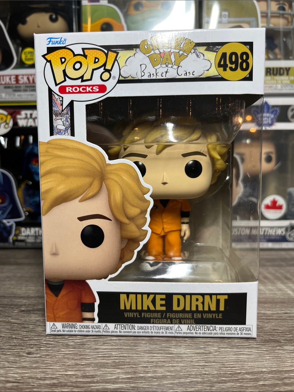 Funko Pop! Rocks Mike Dirnt Vinyl Figure — Orange, Blonde, Black